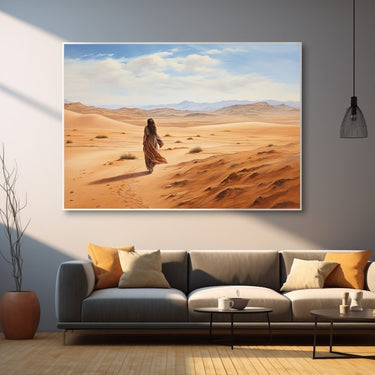 Desert Silhouette Painting